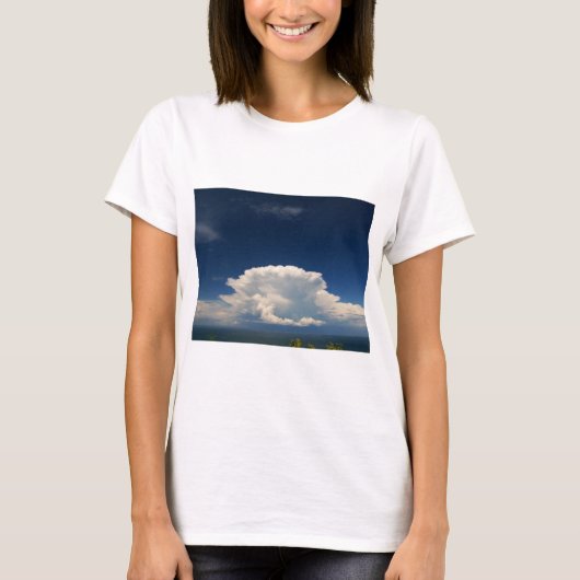 White Puffy Cloud T-Shirt (Vorderseite)