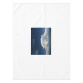 White Puffy Cloud Tischdecke (Vorderseite)