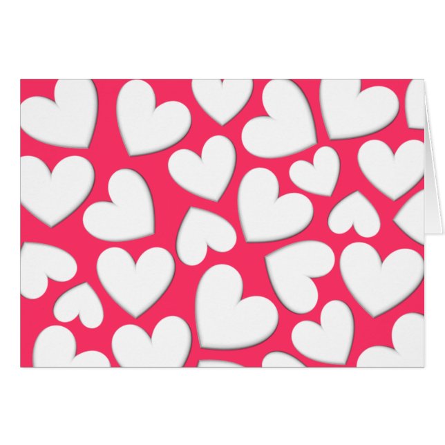 White Puffy Hearts (Vorderseite (Horizontal))