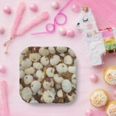 White Pumkin Paper Plate Pappteller (Party)