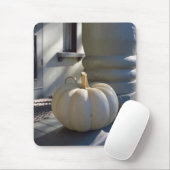 White Pumpkin auf dem Rail - Martha's Vineyard Mousepad (Mit Mouse)