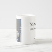 White Pumpkin auf dem Rail - Martha's Vineyard Porzellantasse (Vorderseite)