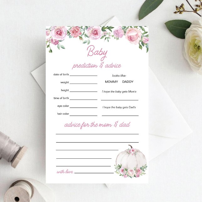 White Pumpkin Baby Predication and Advisor Game (Von Creator hochgeladen)