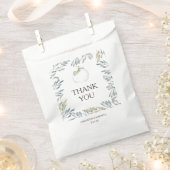 White Pumpkin Candy Favor Bags Geschenktütchen (Ausgeschnitten)