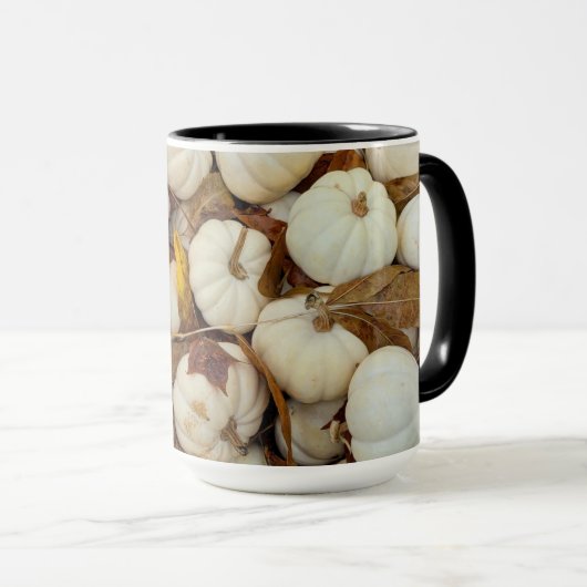 White Pumpkin Combo Mug Tasse (VorderseiteRechts)
