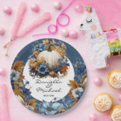 White Pumpkin Elegante Fall Garden Pappteller (Party)