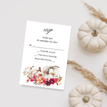White Pumpkin Fall Floral UAWG VER
