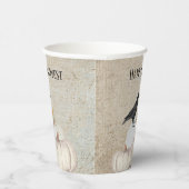 White Pumpkin Happy Harvest Pappbecher (Rechts)