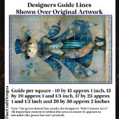 White Pumpkin in Blue Floral Coai DM9L Decoupage Seidenpapier