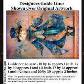 White Pumpkin in Blue Floral Coat DM9LF Decoupage Seidenpapier