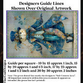 White Pumpkin in Blue Floral Coat DM9R Decoupage Seidenpapier