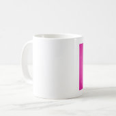 White Pumpkin Pink Girl Halloween Kaffeetasse (Vorderseite Links)