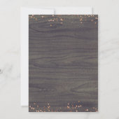 White Pumpkin Rustic Wood Vielen Dank Dankeskarte (Rückseite)