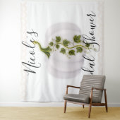 White Pumpkin Storybook Chic Hochzeit im Herbst Ta Wandteppich (Beispiel)