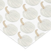 White Pumpkin Table Runner Mittelgroßer Tischläufer (Ecke)