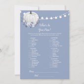 White Pumpkin, was in deinem puren Duschspiel ist Einladung (Vorderseite)