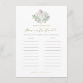 White Pumpkin Wie alt waren die Eltern Spielkarte Begleitkarte (Vorderseite)