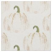 White Pumpkins Herbst Stoff (Nahaufnahme)