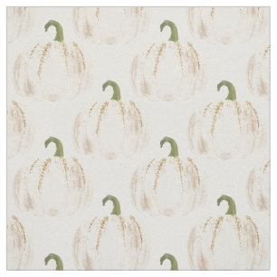 White Pumpkins Herbst Stoff