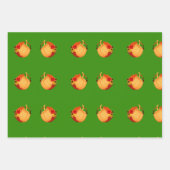 White Pumpkins Herbstfarben Toadstool Geschenkpapier Set (Vorderseite 2)