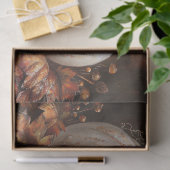 White Pumpkins Vintage Oil Painting Decoupage Seidenpapier (Geschenk)