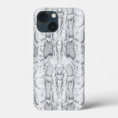 White Python Snake Skin Print Case-Mate iPhone Hülle (Rückseite)