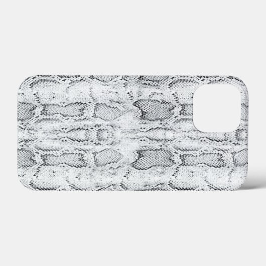 White Python Snake Skin Print Case-Mate iPhone Hülle (Rückseite (Horizontal))