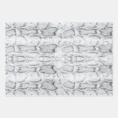 White Python Snake Skin Print Geschenkpapier Set (Vorderseite 2)