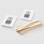 White QR | Professional Business Logo Design Fächer (Non-assembled)