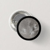 White Quarz Crystal Ball Button (Vorne & Hinten)