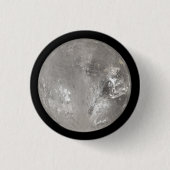 White Quarz Crystal Ball Button (Vorderseite)