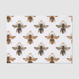 White Queen Bee Tissue Paper Seidenpapier