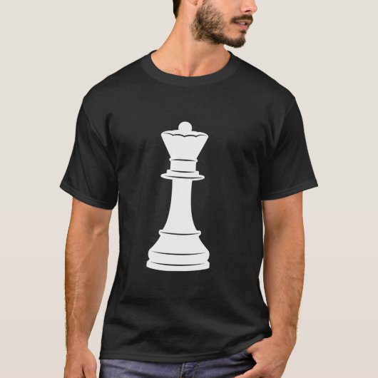 White Queen Chess Piece Halloween Group Kostüm Ch T-Shirt (Vorderseite)