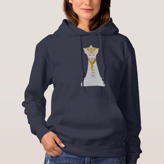 White Queen Hoodie (Vorderseite)