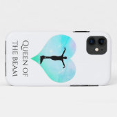 White Queen of the Beam Gymnastics iPhone Case (Rückseite (Horizontal))