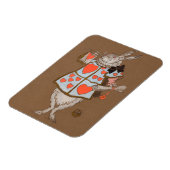 White Rabbit Alice Magnet (Linke Seite)