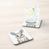 White Rabbit Getränkeuntersetzer (Rechte Seite)