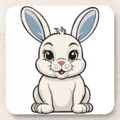 White Rabbit Getränkeuntersetzer (Vorderseite)