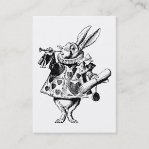 White Rabbit Herald Prom Angebot Telefonnummerkarte