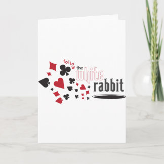 White Rabbit Karte