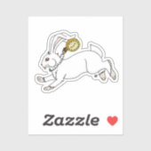 White Rabbit Mad Hatter Screwball Graphics Aufkleber (Blatt)