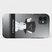 White Rabbit Name Top Hat iPhone 5 Fall Case-Mate iPhone Hülle (Rückseite (Horizontal))
