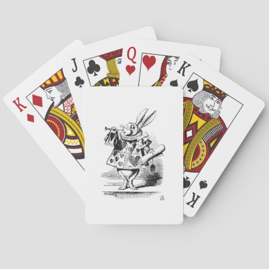 White Rabbit Playing Cards Spielkarten (Rückseite)