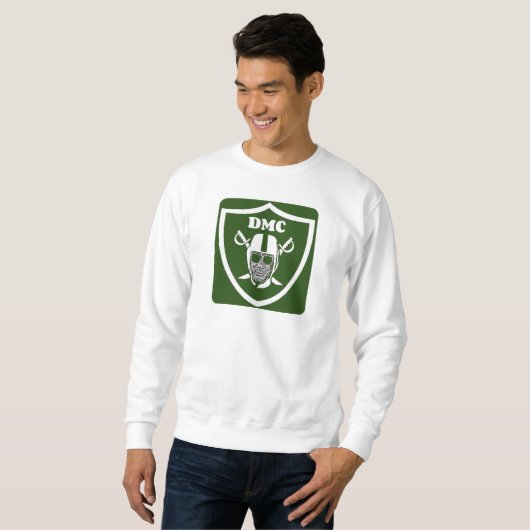 White Raider GREEN Sweatshirt (Vorne ganz)
