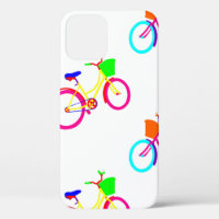 White Rainbow Bikes Colorful