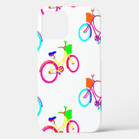 White Rainbow Bikes Colorful