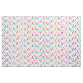 White Rainbow Bikes Colorful Stoff (Fat Quarter (45,7 x 55,9 cm))