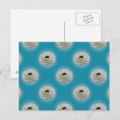 White Ranunculus Blume Postcard Postkarte (Vorne/Hinten)