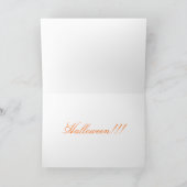 WHITE RAT/MICE/MOUSE HALLOWEEN CARD KARTE (Innenseite)