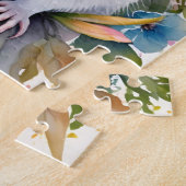 White Rat Mouse Family Pet Portrait Puzzle (Seite)